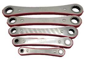 39924 Husky Tools 5 Piece Sae Ratcheting Box End Wrench Set Made In Usa Vintage