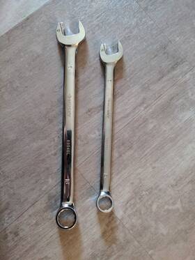 69943l Husky Set Of 2 13mm 16mm Open End Ratcheting Metric Wrenches