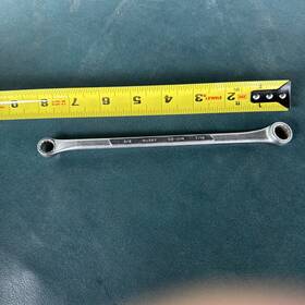Cd-1214 Husky Usa 3/8 Inch X 7/16 Offset Double Box Wrench 12 Point Hard To Find