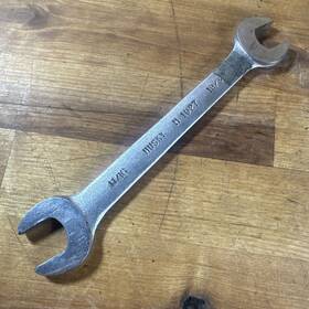 H1027 Husky Vintage 11/16 X 19/32 Inch Sae Double Open End Wrench H 1027 Made In Usa