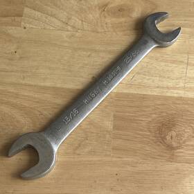 H-1031-b Husky H1031b 25/32 Inch X 13/16 Double Open End Wrench Vtg Usa