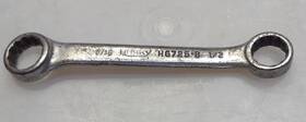H6725-b Husky Vintage 1/2 And 9/16 Box End Wrench Made In Usa Alloy Steel Forged