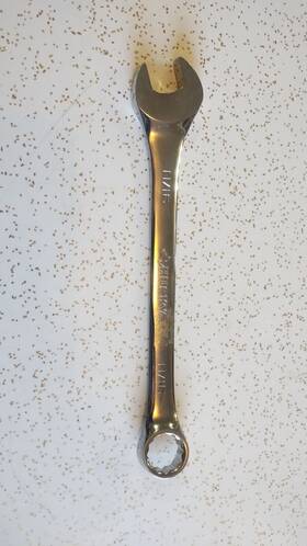 Hcw116 Husky Full Polish Combination Wrench Sae 12-point 11/16 Inch Bin#16