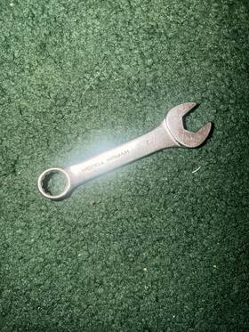 Hts12 Hyper Tough 1/2 Stubby Wrench Chrome Plated Steel