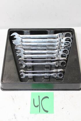 Wrfm-12 Icon 56427 Professional Flex Ratcheting Wrenches Metric 10 Piece Set