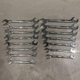 Weom-8 Icon 59214 59216 Weos-7 Metric/sae Angled Open End Wrench Set