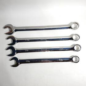 64802 Icon Sae Professional Large Combination Wrench Set 4 Pc. 1-1/4 Inch - 1-1/16