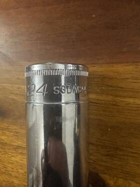 S3dm24 Icon 24mm Deep Socket 1/2 Inch Drive Metric 6 Point Polished