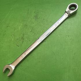 Wras38 Icon Tools Long Pattern Anti Slip Reversible Ratcheting Wrench Sae 3/8 Inch