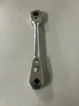 2871a Indestro Vintage Duro-indestro Refrigeration Ratcheting Ratchet Wrench #2871 Made In Usa