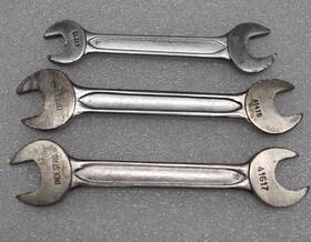 41213 Indestro 3 Pc Metric Open End Wrench Set 12mm 13mm 14mm 15mm 16mm 17mm Usa