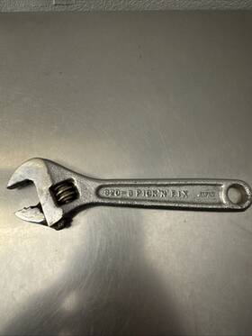 820-6 Jaw Vintage 6 Inch Adjustable Angle Wrench Drop-forged Made Japan Pick N Fix