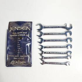 332b156 Jensen Tools Usa 7 Pc. Open End Ignition Wrench Set Missing 15/16 Inch