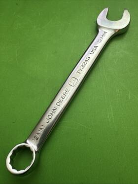 Ty3243 John Deere Usa Running Deer Logo 12mm Metric 12 Point Combination Wrench