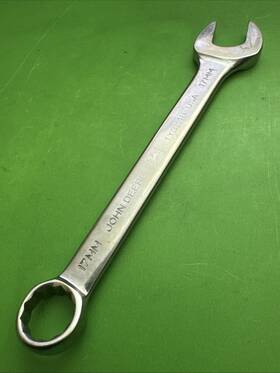 Ty3248 John Deere Usa Running Deer Logo 17mm Metric 12 Point Combination Wrench