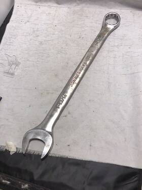 W26443 Jonnesway Chrome Vanadium Combination Wrench 1 13/16 Ase 12 Point