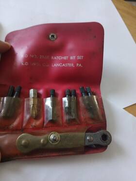 27-sr K-d Tools Usa No. 27 Ratcheting 1/4 Inch Bit Nut Tool