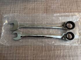 45624 K Tool 45621 Kti 21mm And 24mm Reversible Ratcheting Combination Wrench Lot