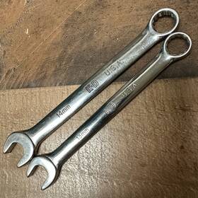 63613 Kd 63614 Usa 13mm And 14mm Combination Wrench Set 12pt Polished K-d
