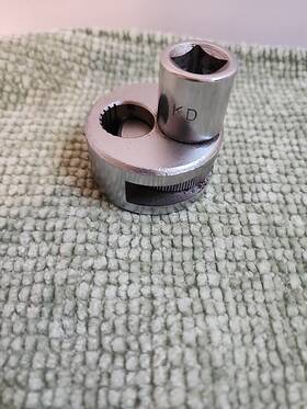 1708 Kd Tools Fan Clutch Wrench Adapter Usa Vintage Serpentine Pulley Tool