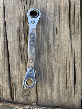 2875 Kd Tools K-d Ratcheting 1/2 Inch X9/16 Combination Wrench. Made In Usa