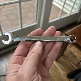 63314 Kd Tools 7/16 Inch Usa 12 Point Combination Wrench K D 5.5 Long