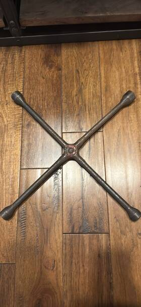 3565 Ken-tool 4 Way Heavy Duty Lug Wrench Cross Tire Iron