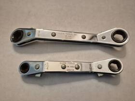 68236 Klein Tools 68234 Offset Racheting 6-point Wrenches 1/4 Inch 5/16 3/8 7/16