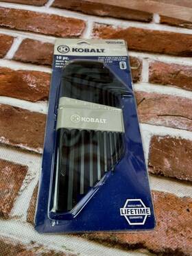 0025490 Kobalt 10 Pc Metric Hex Wrench Set # -used Once Condition