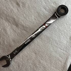338404 Kobalt #338404 Ratcheting Comb Wrench 3/8 Inch 12 Point