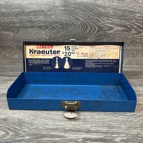 30615 Kraeuter Vintage/rare- Metric 3/8 Drive Usa Nice. 15 Pc Set Metal Box Only