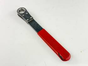 Leytool 19209 Vintage Ratchet Spanner Wrench British Made Patent Red Handle 6 Inch