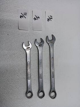 Lc26 Lifetime Lot Of 3 Wrenches 13/16 3/4 11/16