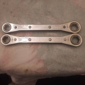 Hw401 Lok Fast 3/8x7/16 Inch Flip Ratchet Wrench 6 Point. Usa