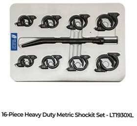 1930xl Lti Tools 16 Piece Metric Shockit Line Wrench Set