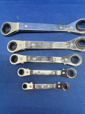 07082 Mac 5 Offset 12-point Ratcheting Double Box M.m. 7-8 9-10 12-13 14- 15 19-21