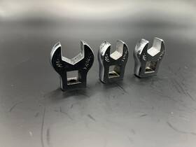 Mco14s Mac Tools 3/8 Inch Drive 6-point Sae Crows Foot Wrenches 3pc Partial Set