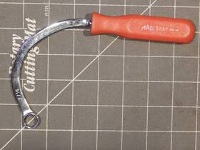 S237 Mac Sae Comfort Grip Obstruction Box Wrench 7/16 Inch Bopa Type Handle Boxed