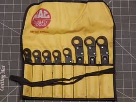 Srtm8k Mac 8pc Metric Ratcheting Flare Nut Line Wrench Set 10mm 19mm 12pt