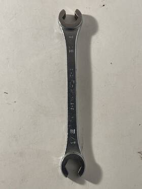 0b1618 Mac Tools 0b 1618 Double End Line Flare Nut Wrench 1/2 Inch X 9/16 6pt