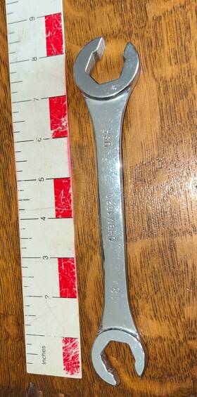 0hbm1820 Mac Tools 18 Mm X 20 Flare Wrench Qhbm 1820 Usa Made Like New Condition