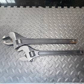 Aj18a Mac Tools Aj18b 2pc Adjustable Wrench 15 Inch &18 Black Oxide Aj15a
