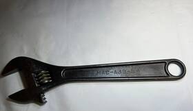Ajb-8 Mac Tools Usa 8 Inch Long Adjustable Wrench