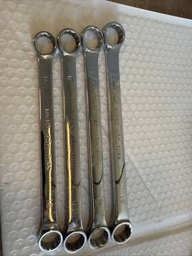 Bmt216 Mac Tools 4pc Micro Turn Offset Double Box Wrench Set Metric 16 17 18 19