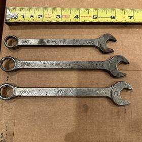 C5-c6 Mac Tools Vintage C5 C6 1/2 Inch And 9/16 Combination Wrenches 12 Point