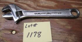 Caj6a Mac Tools Usa 6 Inch Long Adjustable Wrench Lot # 1178