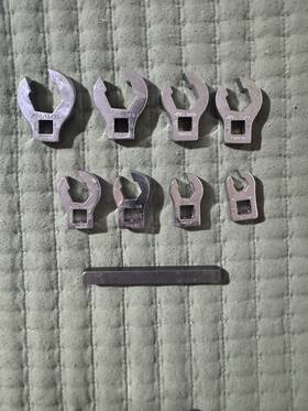 Ch812 Mac Tools Crowsfoot Flare It Wrenches Sae 3/8 To 13/16 Made In Usa