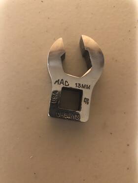 Chbm13 Mac Tools Chbm13- 3/8 Inch Drive 13mm Flare Nut Crowfoot Wrench