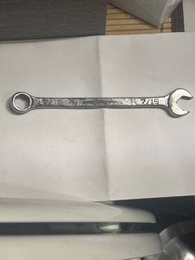 Chl14 Mac Tools 7/16 Inch Combination Wrench Long Sabina 6pt. Vtg Mechanic Usa