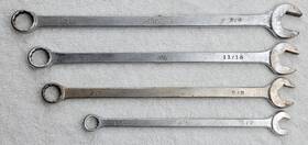 Mac Tools Cl16l Cl20l Cl22l Cl24l 4pc Long Combination Wrench Set Sae 1/2 To 3/4
